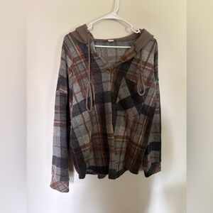 7th Roy fleece button up